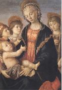Madonna and Child with St John and two Saints Sandro Botticelli